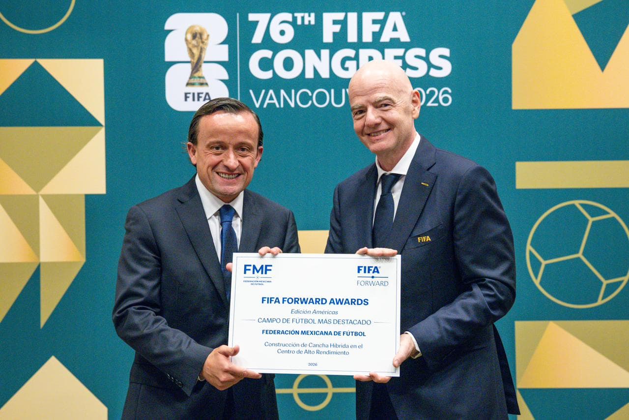 FIFA reconoce a México por tener el campo de fútbol más destacado en el CAR